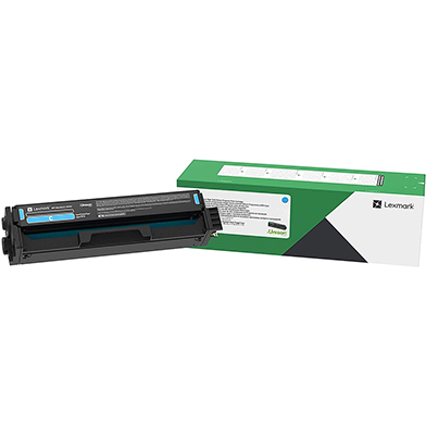 Lexmark C3220C0 Cyan Return Program Toner Cartridge (1,500 Pages)