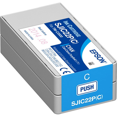 Epson C33S020602 TM-C3500 Cyan Ink Cartridge (33ml)