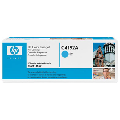 HP C4192A Cyan Toner Cartridge (6,000 pages)