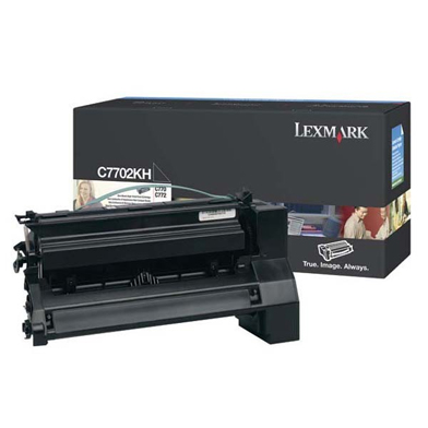 Lexmark C7702KH High Yield Black Toner Cartridge (10,000 Pages)