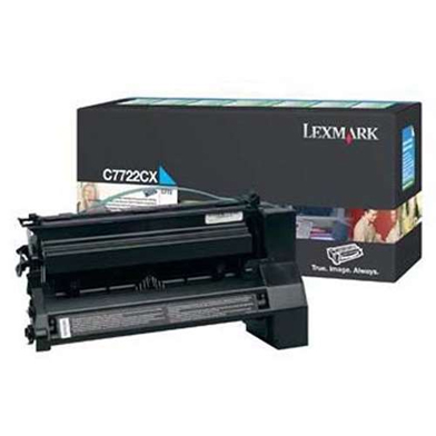 Lexmark C7722CX Cyan Extra High Capacity Toner Cartridge (15,000 Pages)