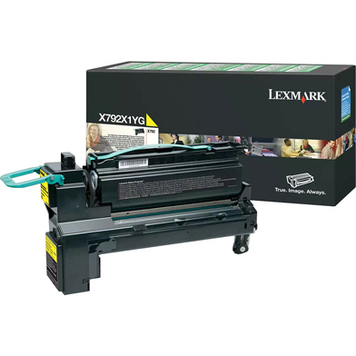 Lexmark C780A2YG Yellow Toner Cartridge (6,000 Pages)