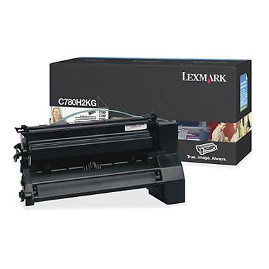 Lexmark C780H2KG High Yield Black Toner Cartridge (10,000 Pages)