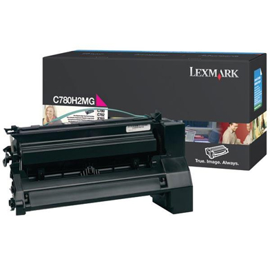 Lexmark C780H2MG High Yield Magenta Toner Cartridge (10,000 Pages)