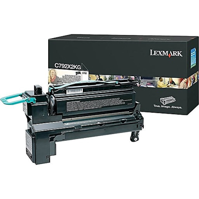 Lexmark C792X2KG Extra High Capacity Black Toner Cartridge (20,000 Pages)