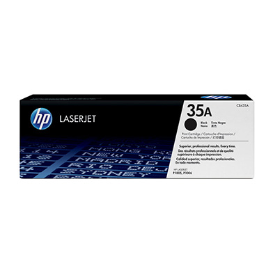 HP CB435A 35A Black Print Cartridge (1,500 Pages)
