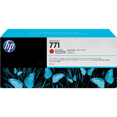 HP B6Y08A No. 771 Chromatic Red Ink Cartridge (775ml) for DesignJet Printers