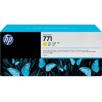 HP CE040A No. 771 Yellow Ink Cartridge (775ml) for DesignJet Printers