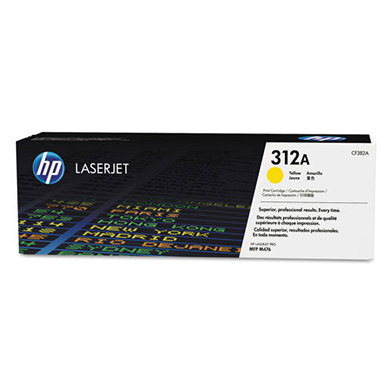 HP CF382A 312A Yellow Toner Cartridge (2,700 Pages)