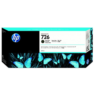 HP CH575A No.726 Ink Cartridge (Matte Black) 300ml