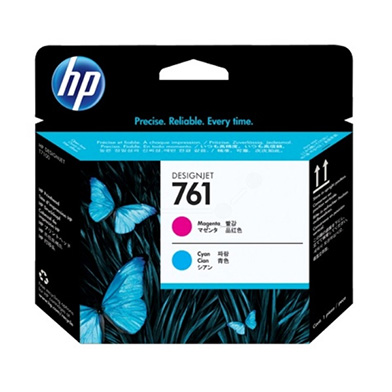 HP CH646A 761 Magenta and Cyan Printhead