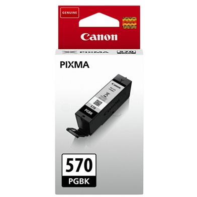 Canon 0372C001AA PGI-570PGBK Pigment Black Ink Cartridge (300 Pages)