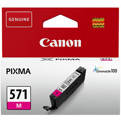 Canon 0387C001AA CLI-571M Magenta Ink Cartridge (182 Pages)