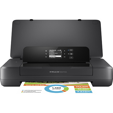 HP OfficeJet 200 + High Capacity Ink Pack CMY (415 Pages) K (600 Pages)