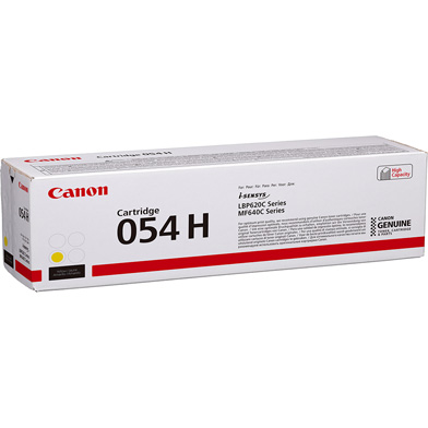 Canon 3025C002 054H Yellow Toner Cartridge (2,300 Pages)
