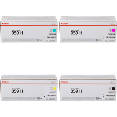 Canon  059H Toner Value Pack CMY (13,500 Pages) K (15,500 Pages)