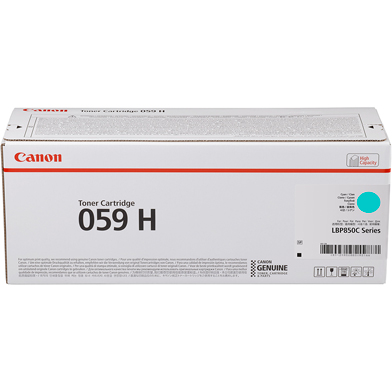 Canon 3626C001 059H Cyan Toner Cartridge (13,500 Pages)