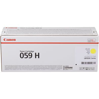 Canon 3624C001 059H Yellow Toner Cartridge (13,500 Pages)