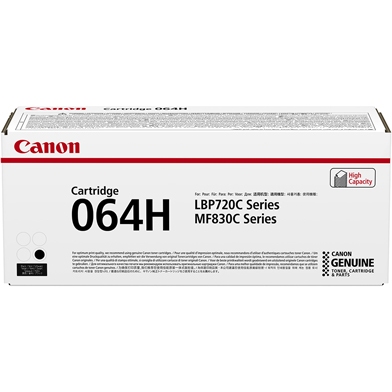 Canon 4938C001 064H High Capacity Black Toner Cartridge (13,400 Pages)