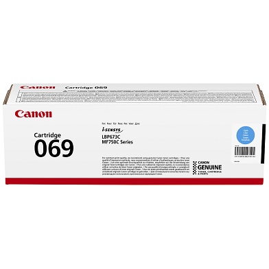 Canon 5093C002 069 Cyan Toner Cartridge (1,900 Pages)