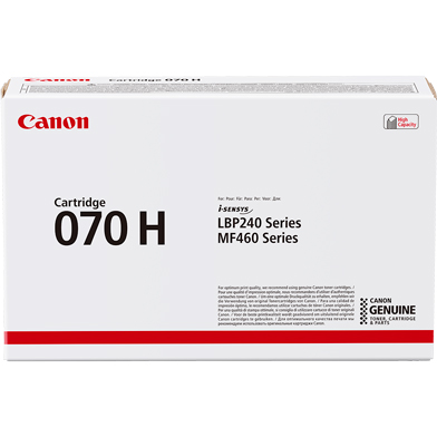Canon 070H High Capacity Black Toner Cartridge (10,200 Pages)