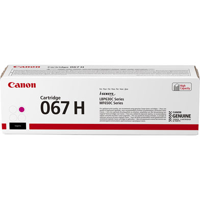 Canon 5104C002 067H High Capacity Magenta Toner Cartridge (2,350 Pages)