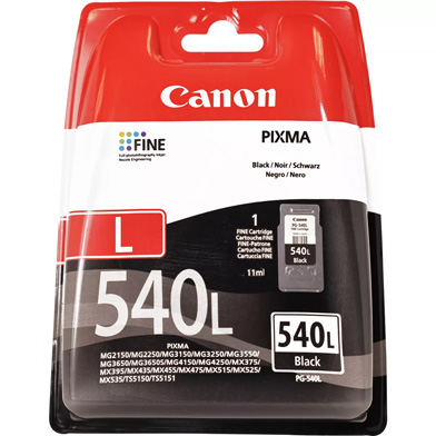 Canon 5224B010 PG-540L High Yield Black Ink Cartridge (300 Pages)