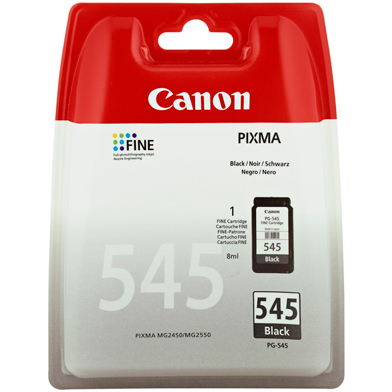 Canon 8287B001AA PG-545 Black Ink Cartridge (180 Pages)