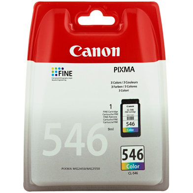 Canon 8289B001AA CL-546 Colour Ink Cartridge (180 Pages)