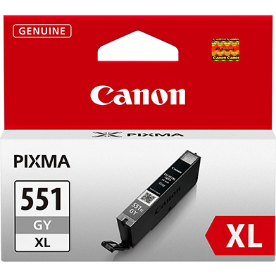 Canon 6447B001 CLI-551XL High Yield Grey Ink Cartridge (270 Pages)