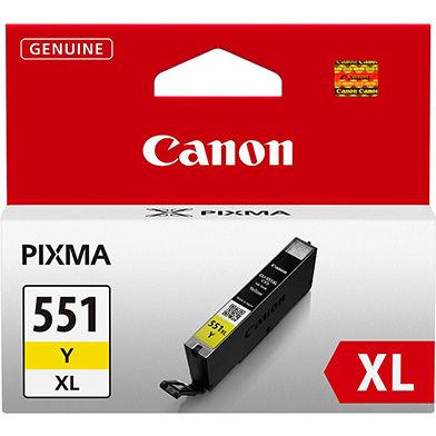 Canon 6446B001 CLI-551XL High Yield Yellow Ink Cartridge (685 Pages)