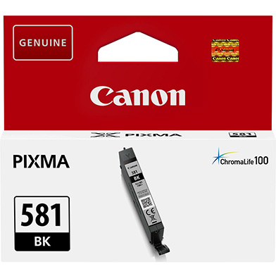 Canon 2106C001 CLI-581BK Black Ink Cartridge (750 Pages)