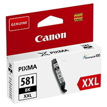 Canon 1998C001 CLI-581XXL Extra High Yield Black Ink Cartridge (4590 Pages)