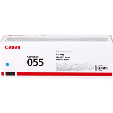 Canon 3015C002 055 Cyan Toner Cartridge (2,100 Pages)