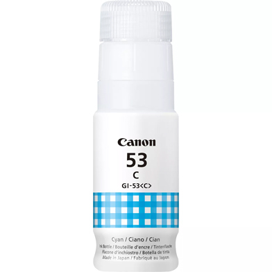 Canon 4673C001 GI-53C Cyan Ink Bottle (8,000 Pages)