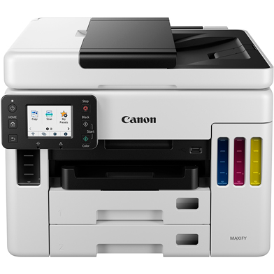 Canon MAXIFY GX7050 MegaTank + Ink Bottle Value Pack CMY (14,000 Pages) K (6,000 Pages)