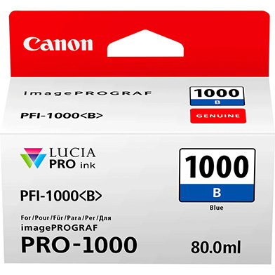 Canon 0555C001 PFI-1000B Blue Ink Cartridge (545 Photos)