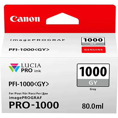 Canon 0552C001 PFI-1000GY Grey Ink Cartridge (106 Photos)