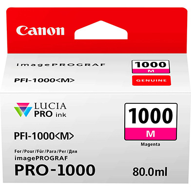 Canon 0548C001 PFI-1000M Magenta Ink Cartridge (965 Photos)