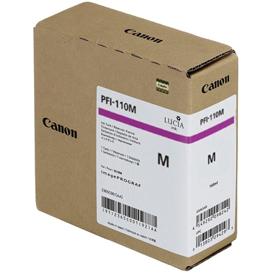 Canon 2366C001AA PFI-110M Magenta Ink Cartridge (160ml)