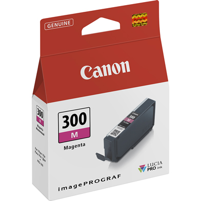 Canon 4195C001 PFI-300M Magenta Ink Cartridge (785 4x6" Photos)