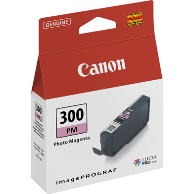 Canon 4198C001 PFI-300PM Photo Magenta Ink Cartridge (530 4x6" Photos)