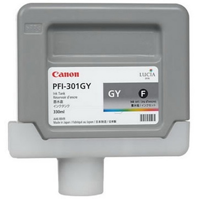 Canon 1495B001AA PFI-301FGY Grey Ink Cartridge (330ml)