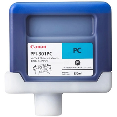 Canon 1490B001AA PFI-301PC Photo Cyan Ink Cartridge (330ml)