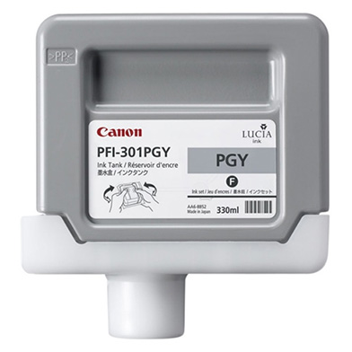 Canon 1496B001AA PFI-301PGY Photo Grey Ink Cartridge (330ml)