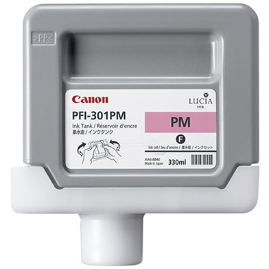 Canon 1491B001AA PFI-301PM Photo Magenta Ink Cartridge (330ml)