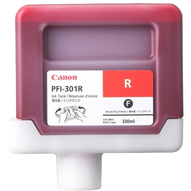 Canon 1492B001AA PFI-301R Red Ink Cartridge (330ml)