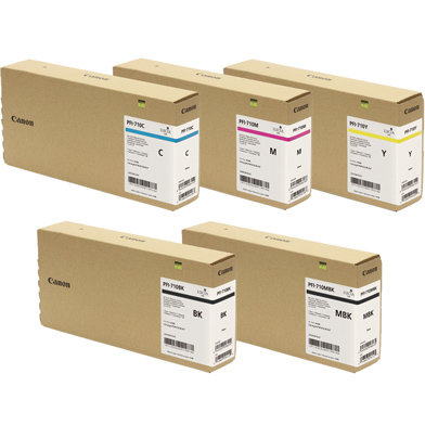 Canon  PFI-710 5 Colour Ink Cartridge Value Pack (700ml)