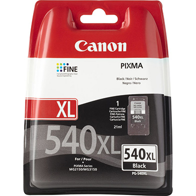 Canon 5222B005AA PG-540XL High Yield Black Ink Cartridge (600 Pages)