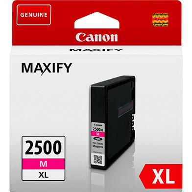 Canon 9266B001AA PGI-2500XL Magenta Ink Cartridge (1295 Pages)